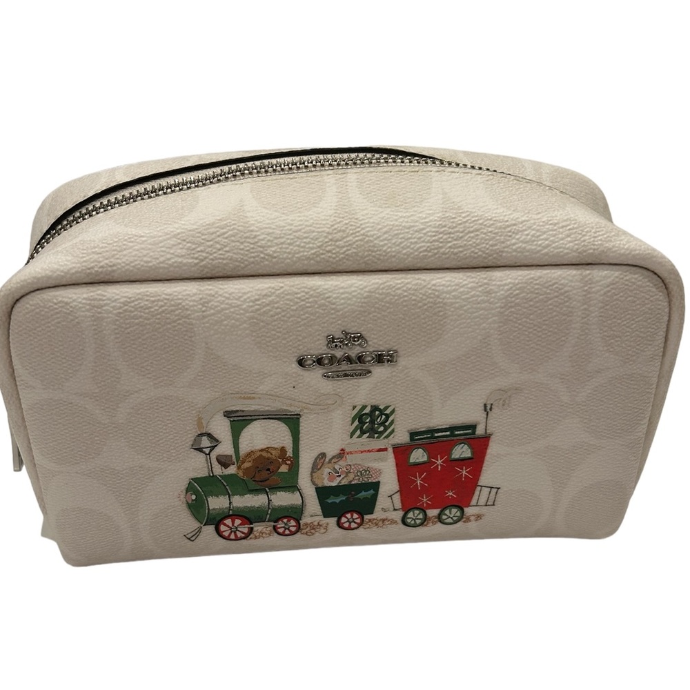 Coach make up bag x-mas rare